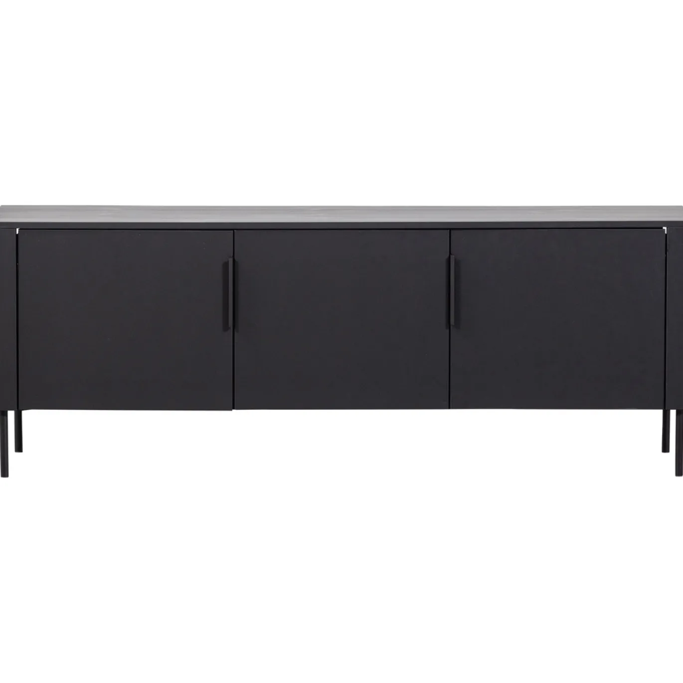 Woood Tv-meubel Gunnar 154cm Grenen Matzwart
