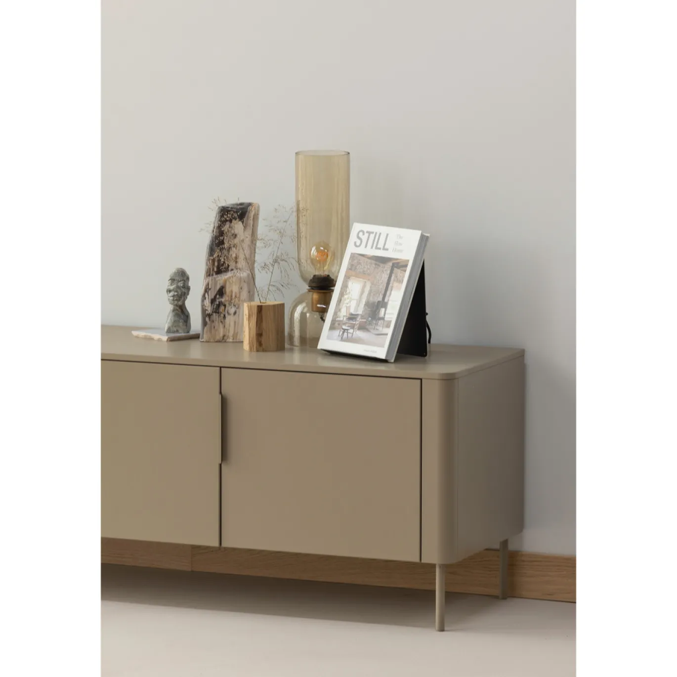 Woood Tv-meubel Gunnar 154cm Grenen Mud