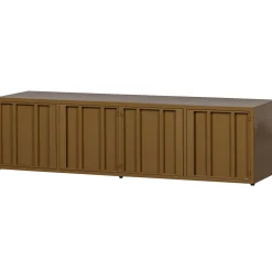 Woood Tv-meubel Level Metaal Honinggeel 44x160cm