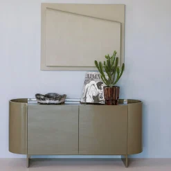 Woood Tv-meubel Liora Hoogglans Groen