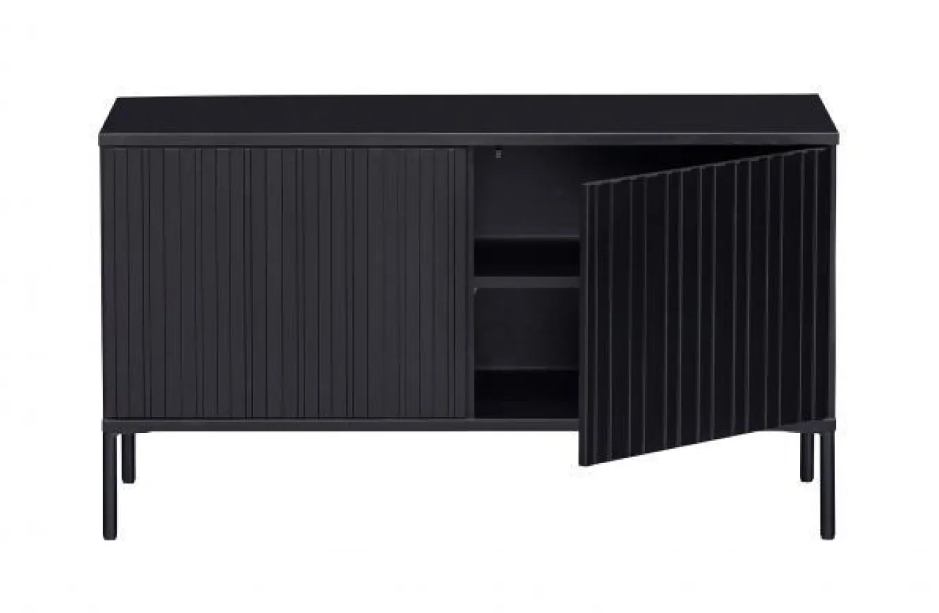 Woood Tv-meubel New Gravure Grenen Zwart 100cm