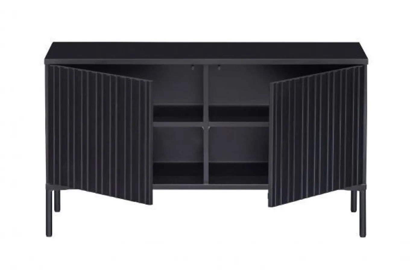 Woood Tv-meubel New Gravure Grenen Zwart 100cm