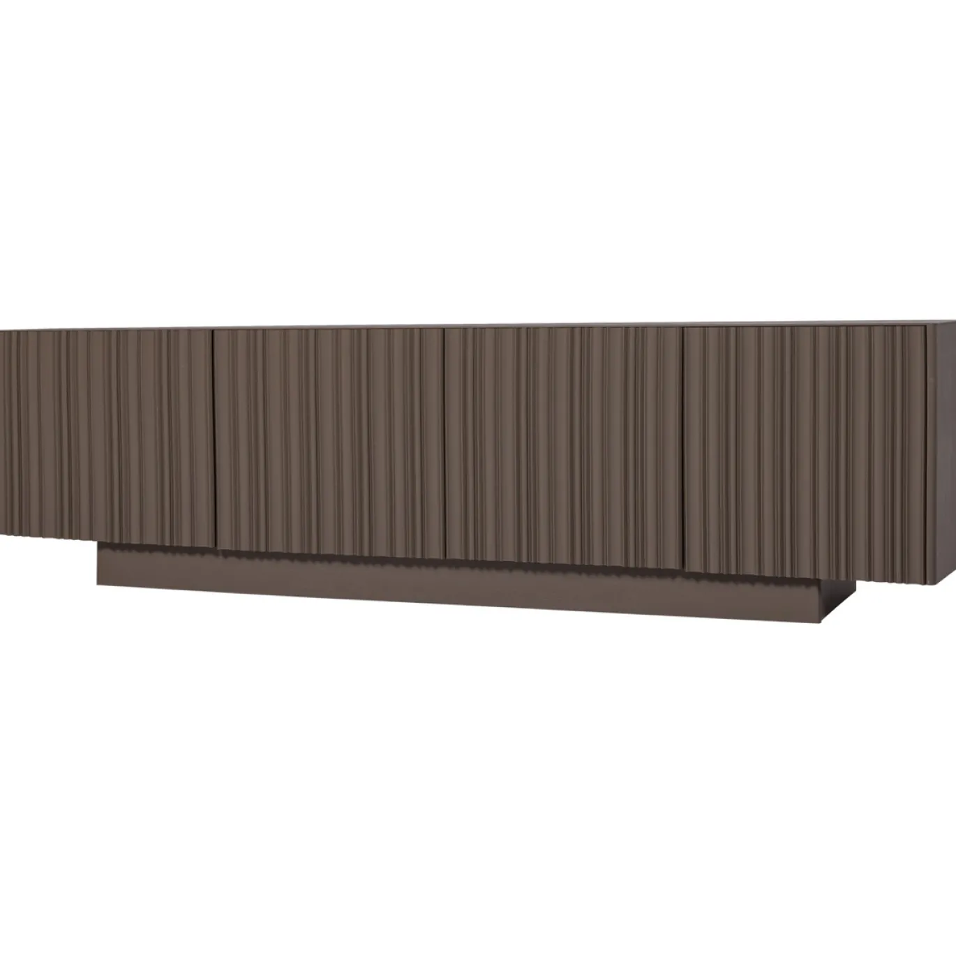 Woood Tv-meubel Nova Meubel 200cm Grenen Truffel Bruin