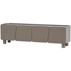 Woood Tv-meubel Root 200cm Grenen Truffel Bruin