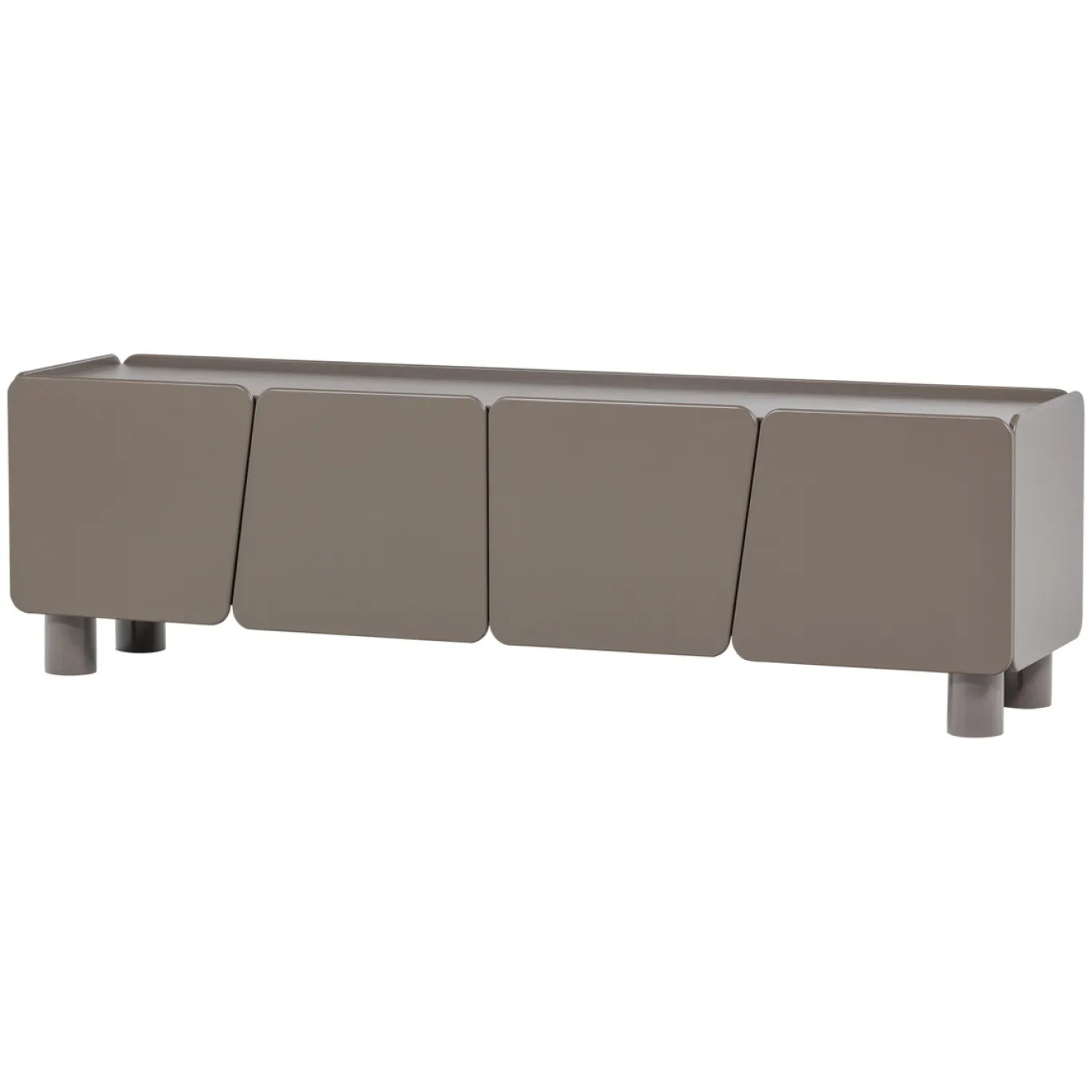 Woood Tv-meubel Root 200cm Grenen Truffel Bruin