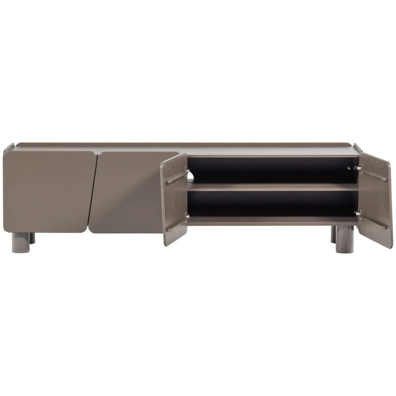 Woood Tv-meubel Root 200cm Grenen Truffel Bruin