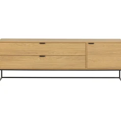 Woood Tv-meubel Silas Eiken Naturel 180cm