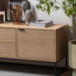 Woood Tv-meubel Silas Eiken Naturel 180cm