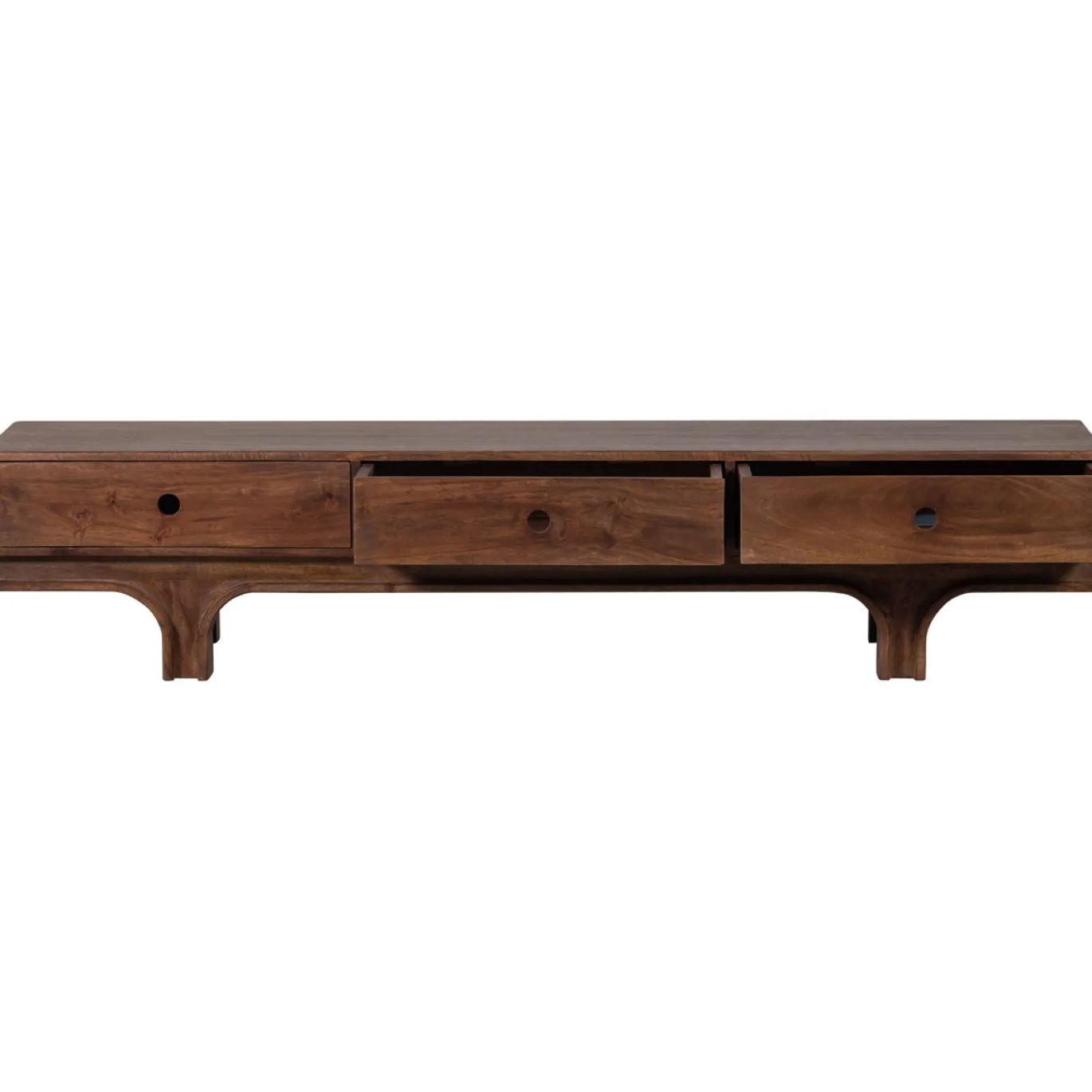 Woood Tv-meubel Staes 3 Lades Walnoot 180cm