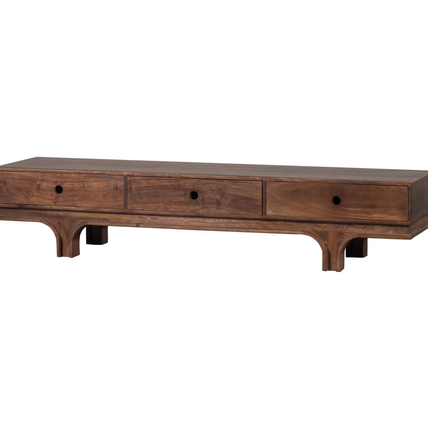 Woood Tv-meubel Staes 3 Lades Walnoot 180cm
