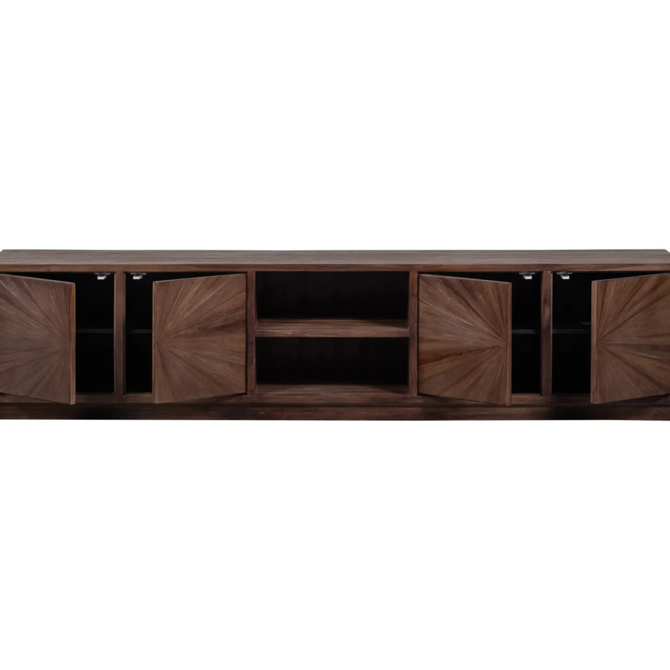 Woood Tv-meubel Sun Met Open Vak Recycled Teak Bruin