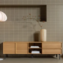 Woood Tv-meubel Tours 180cm Melamine/MDF Naturel