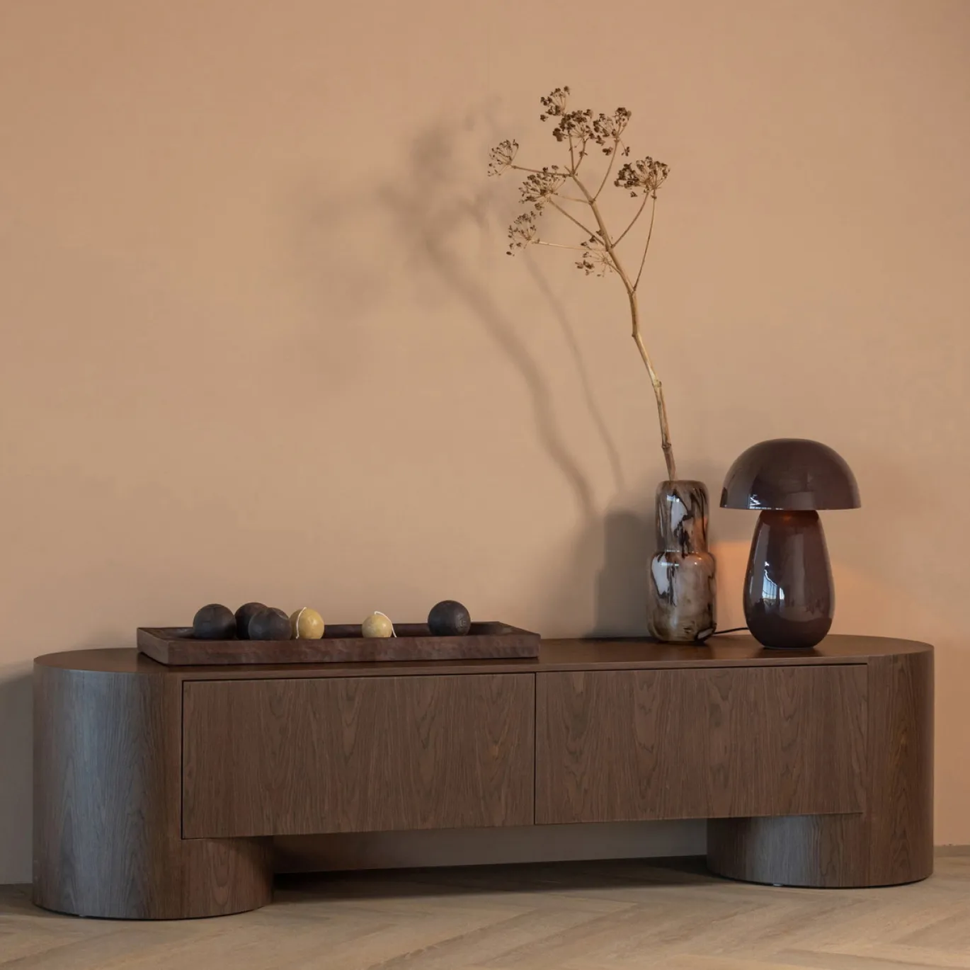 Woood Tv-meubel Velari Hout Fineer Bruin