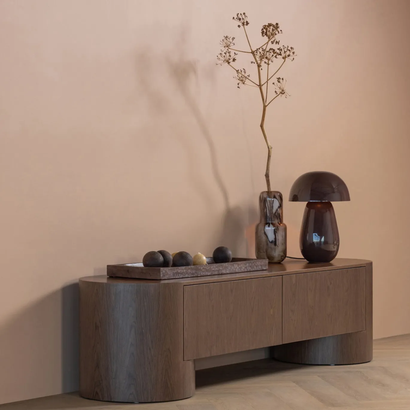 Woood Tv-meubel Velari Hout Fineer Bruin