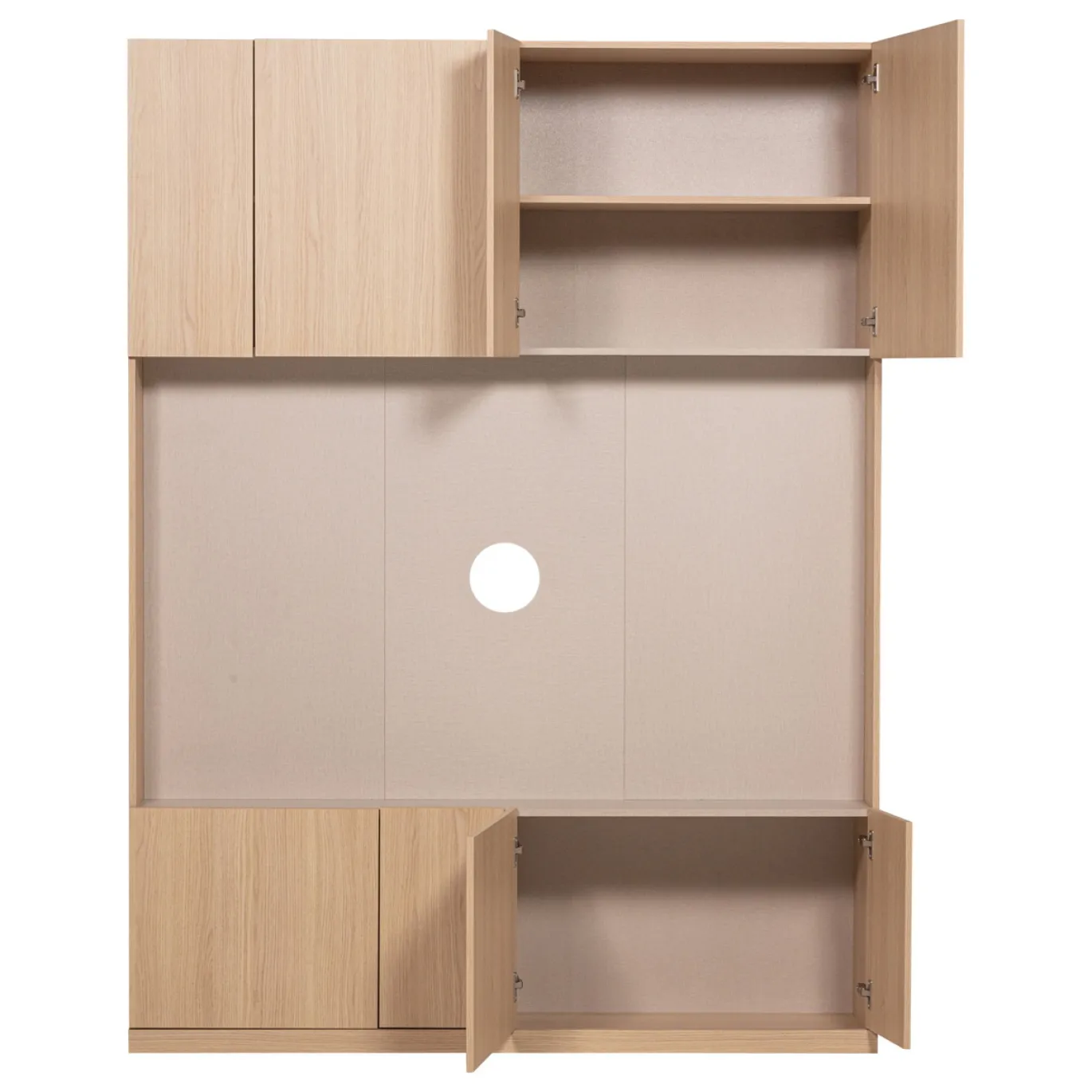 Woood TV Opbergkast Build Eiken Decor Naturel 160cm