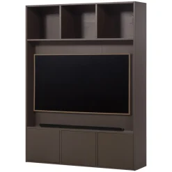 Woood Tv-opbergkast Meggy Opbergkast 160cm Grenen Middenbruin