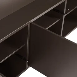 Woood Tv-opbergkast Meggy Opbergkast 160cm Grenen Middenbruin
