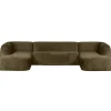 Woood U-Bank Sloping Velvet Groen