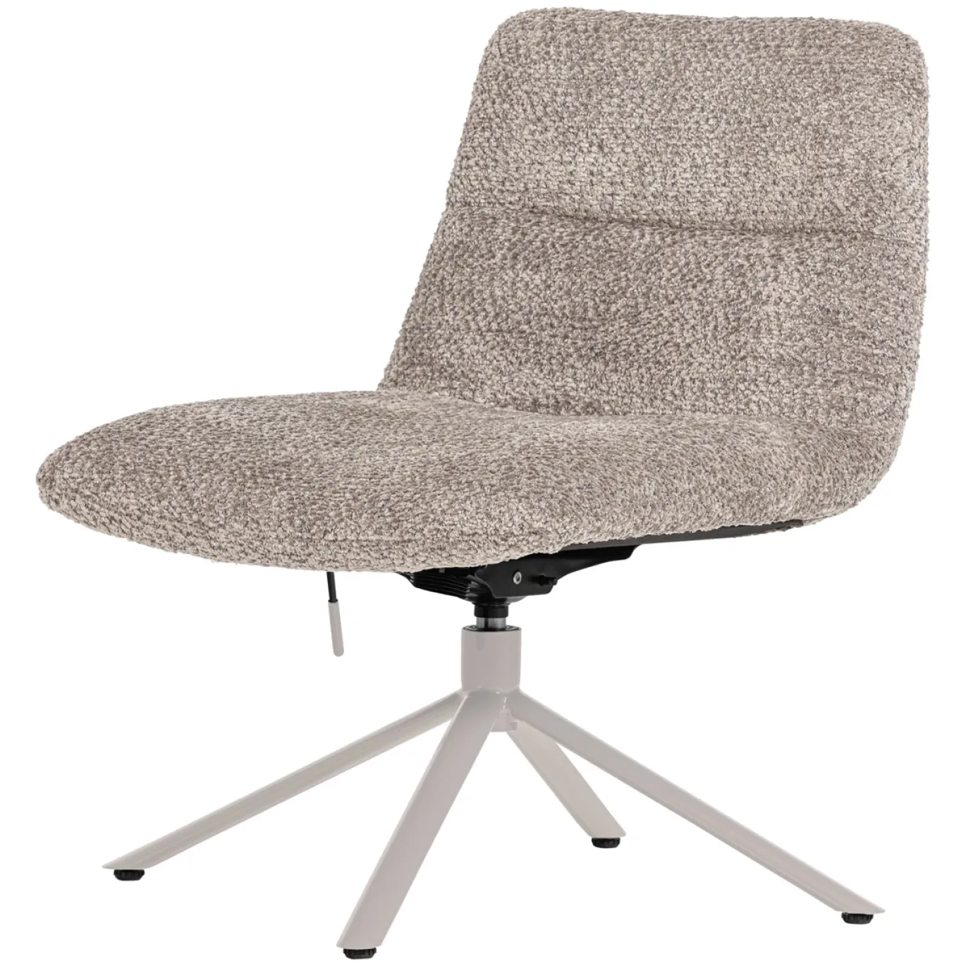 Woood Verstelbare Draaifauteuil Soren Wollig Grijs