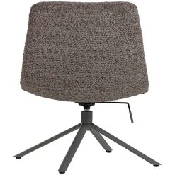 Woood Verstelbare Draaifauteuil Soren Wollig Bruin