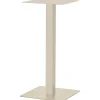 Woood Vierkante Bartafel Bistro Poot Metaal Dakargrau 105x50x50cm