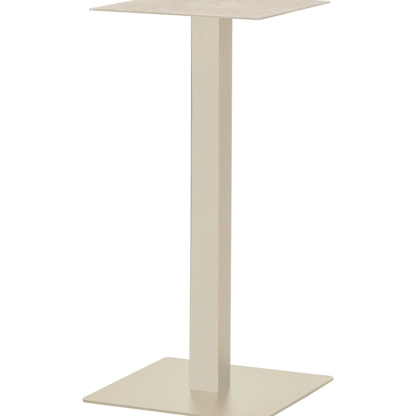 Woood Vierkante Bartafel Bistro Poot Metaal Dakargrau 105x50x50cm