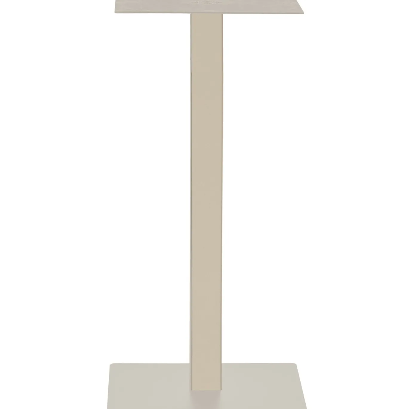 Woood Vierkante Bartafel Bistro Poot Metaal Dakargrau 105x50x50cm