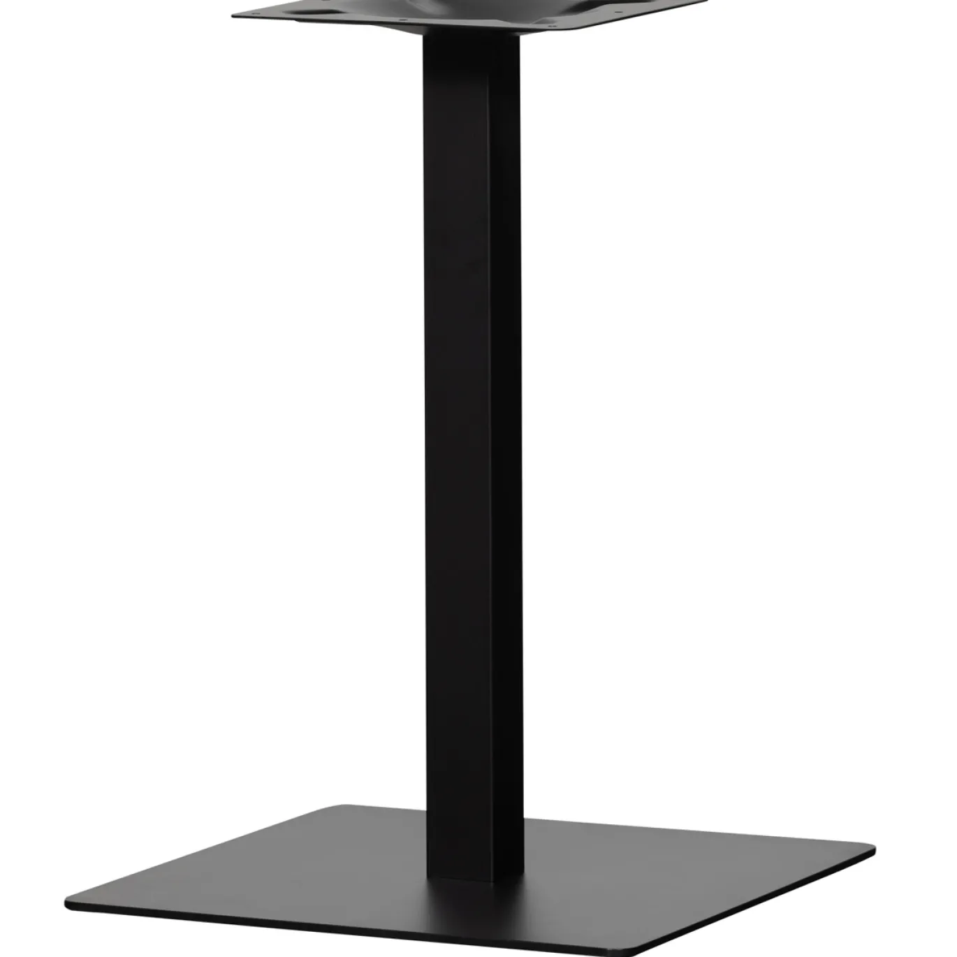 Woood Vierkante Buisvoet Bistro Metaal Matzwart 72x50x50cm
