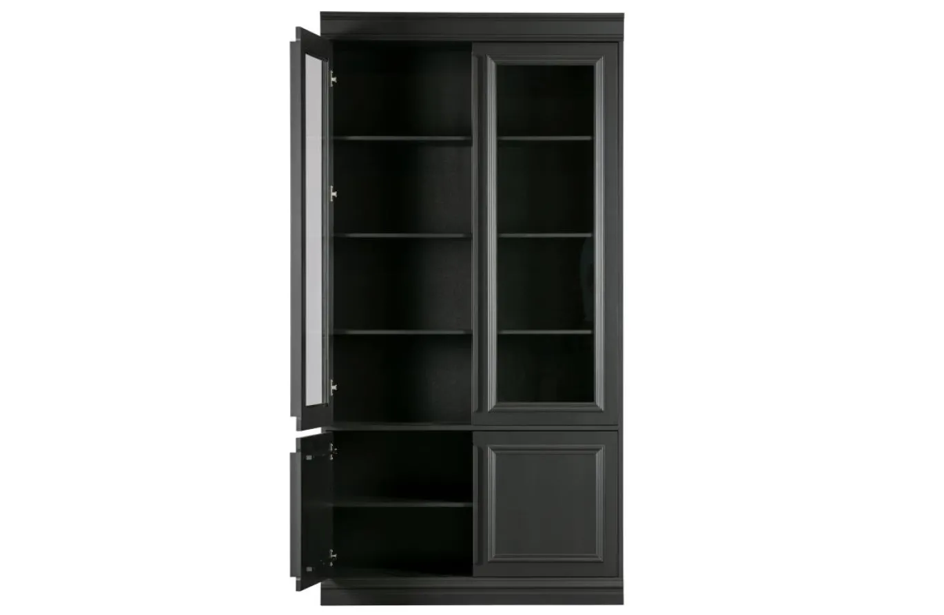 Woood Vitrinekast Organize Zwart