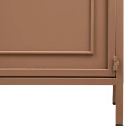 Woood Vitrinekast Ronja XL Metaal Military Bruin