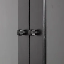 Woood Vitrinekast Xam Grenen Zwart