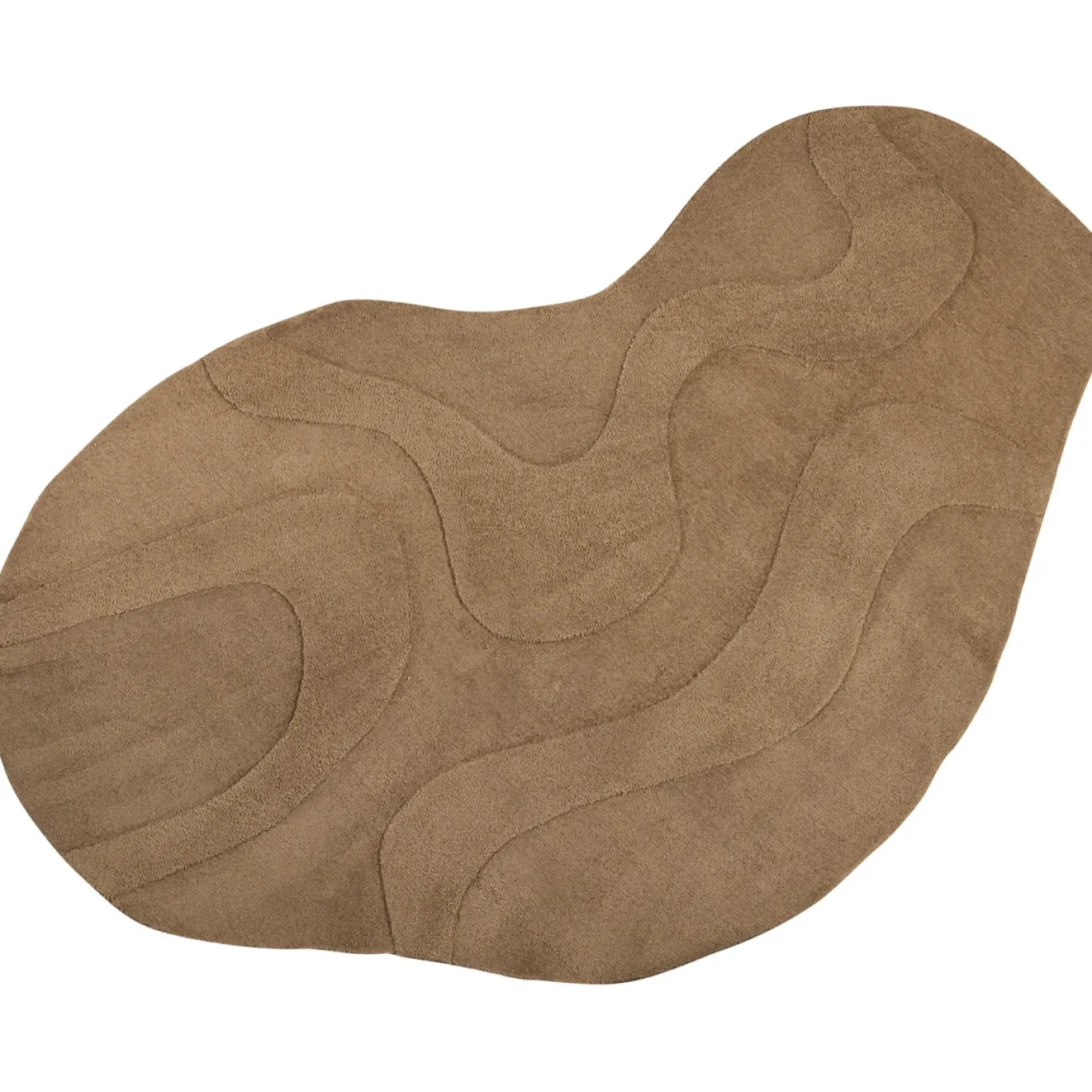 Woood Vloerkleed Alya Organisch Bruin 170x240cm