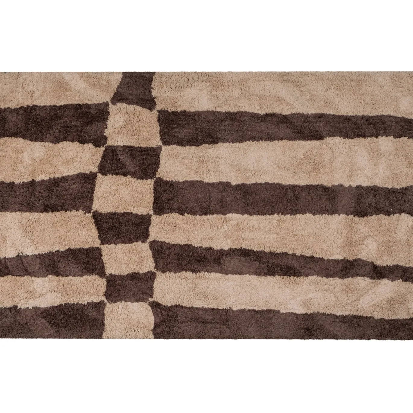 Woood Vloerkleed Fafa Bruin 200x300cm