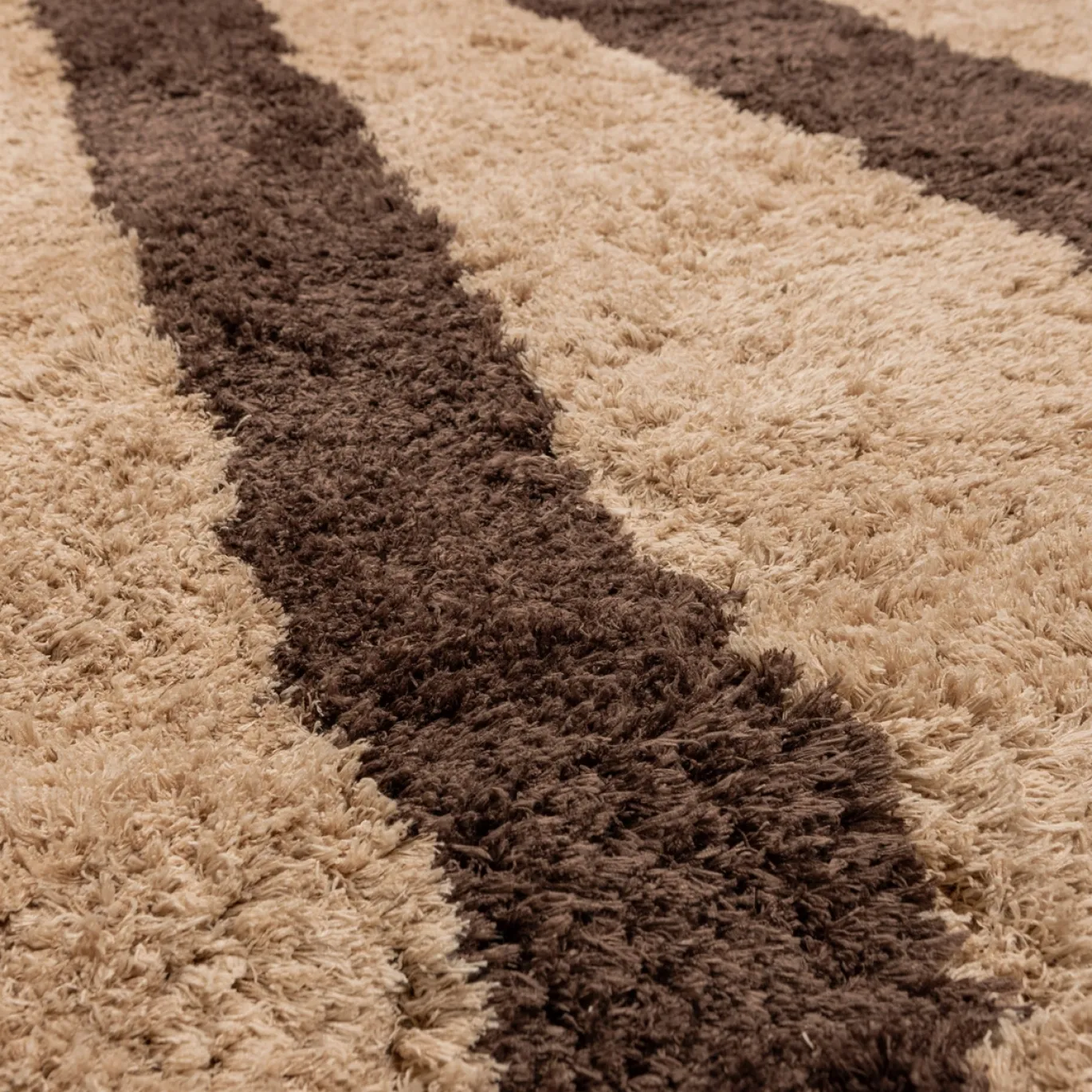 Woood Vloerkleed Fafa Bruin 200x300cm