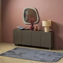 Woood Vloerkleed Livo Viscose/wol Grijs 170x240cm