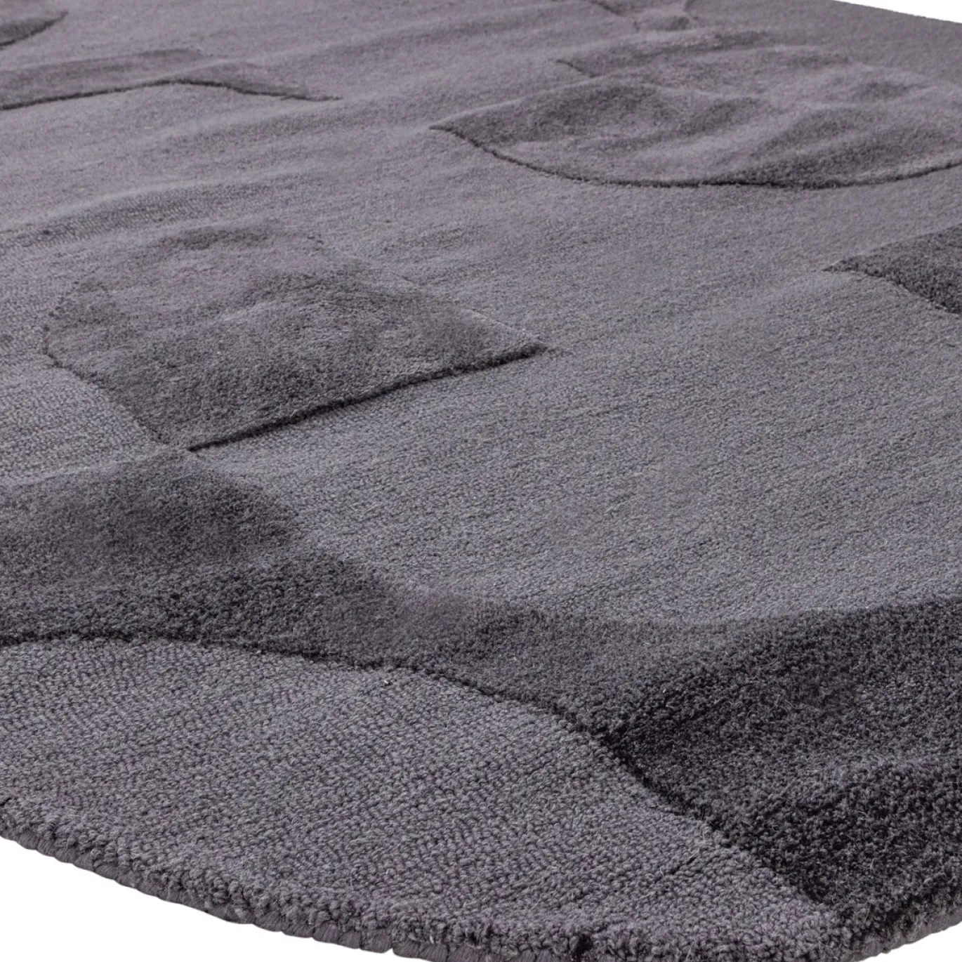 Woood Vloerkleed Livo Viscose/wol Grijs 170x240cm