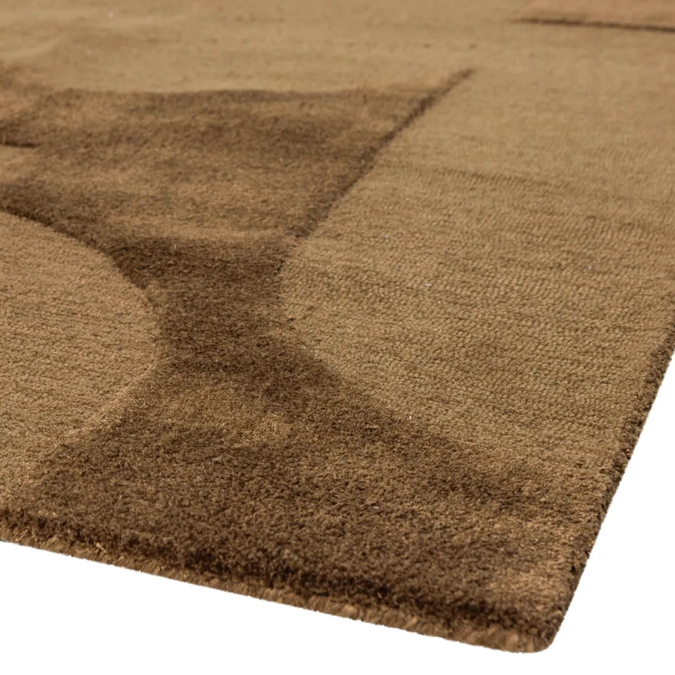 Woood Vloerkleed Livo Viscose/wol Bruin 170x240cm