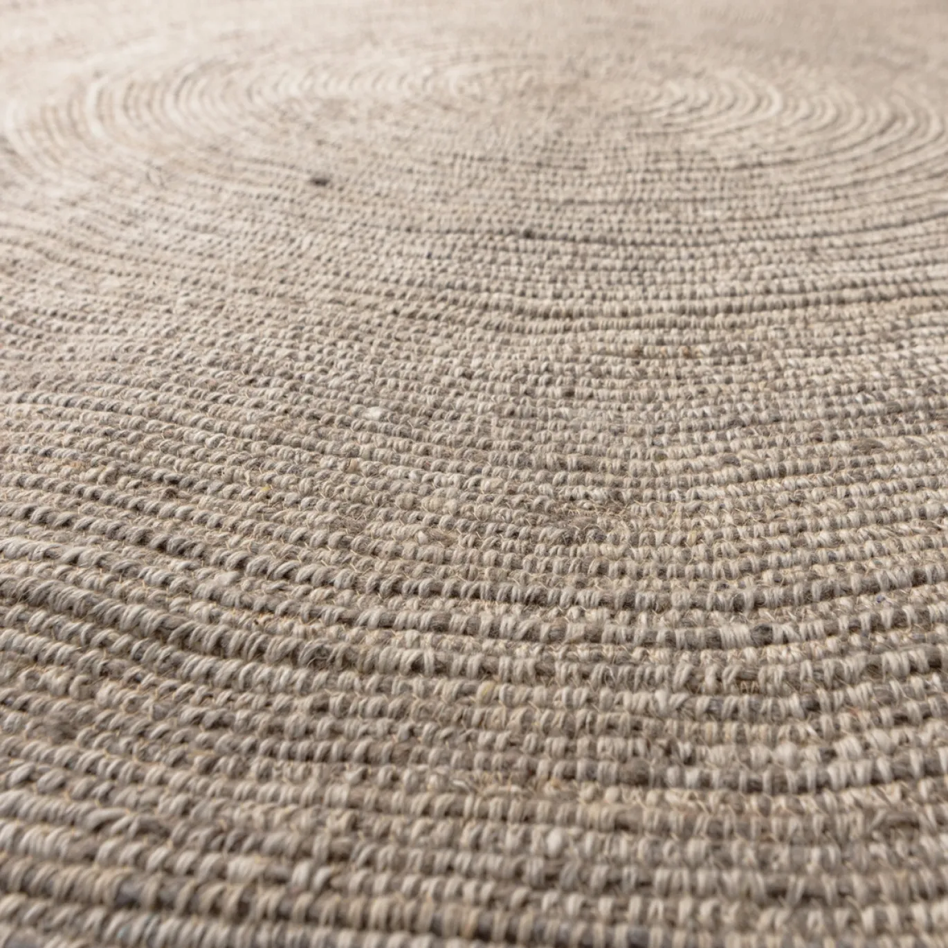 Woood Vloerkleed Utopia Rond Naturel Ø200cm