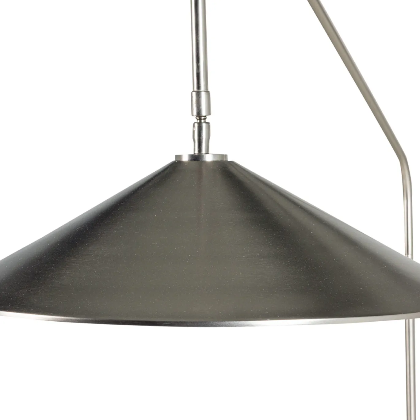 Woood Vloerlamp Korn Metaal Chroom