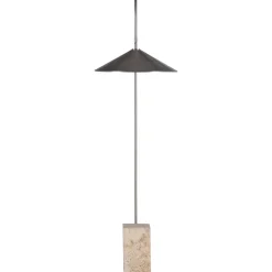 Woood Vloerlamp Korn Metaal Chroom