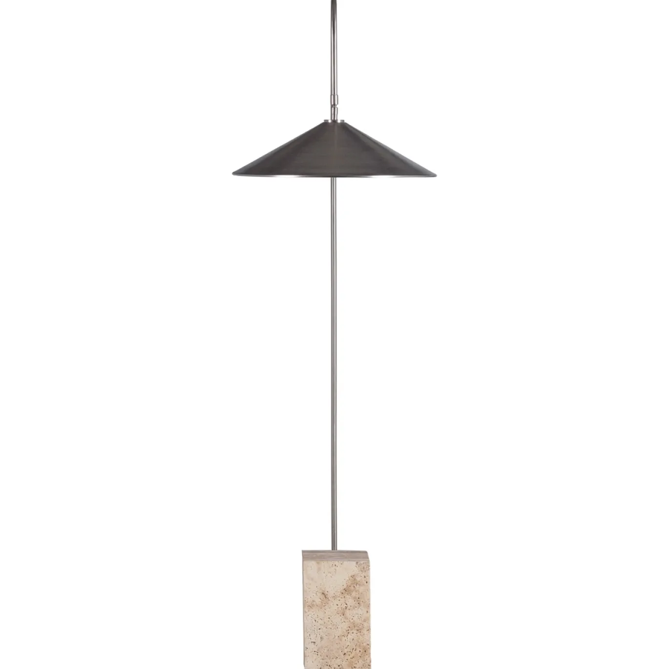 Woood Vloerlamp Korn Metaal Chroom