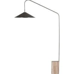 Woood Vloerlamp Korn Metaal Chroom