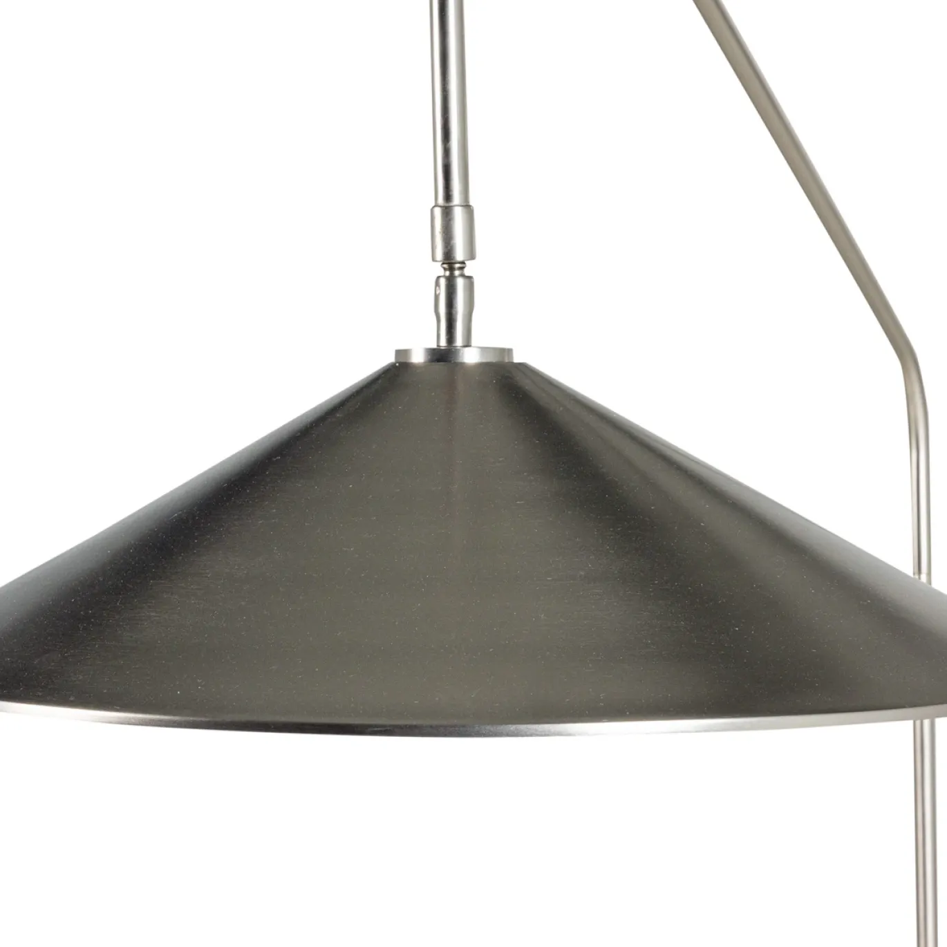 Woood Vloerlamp Korn Metaal Chroom