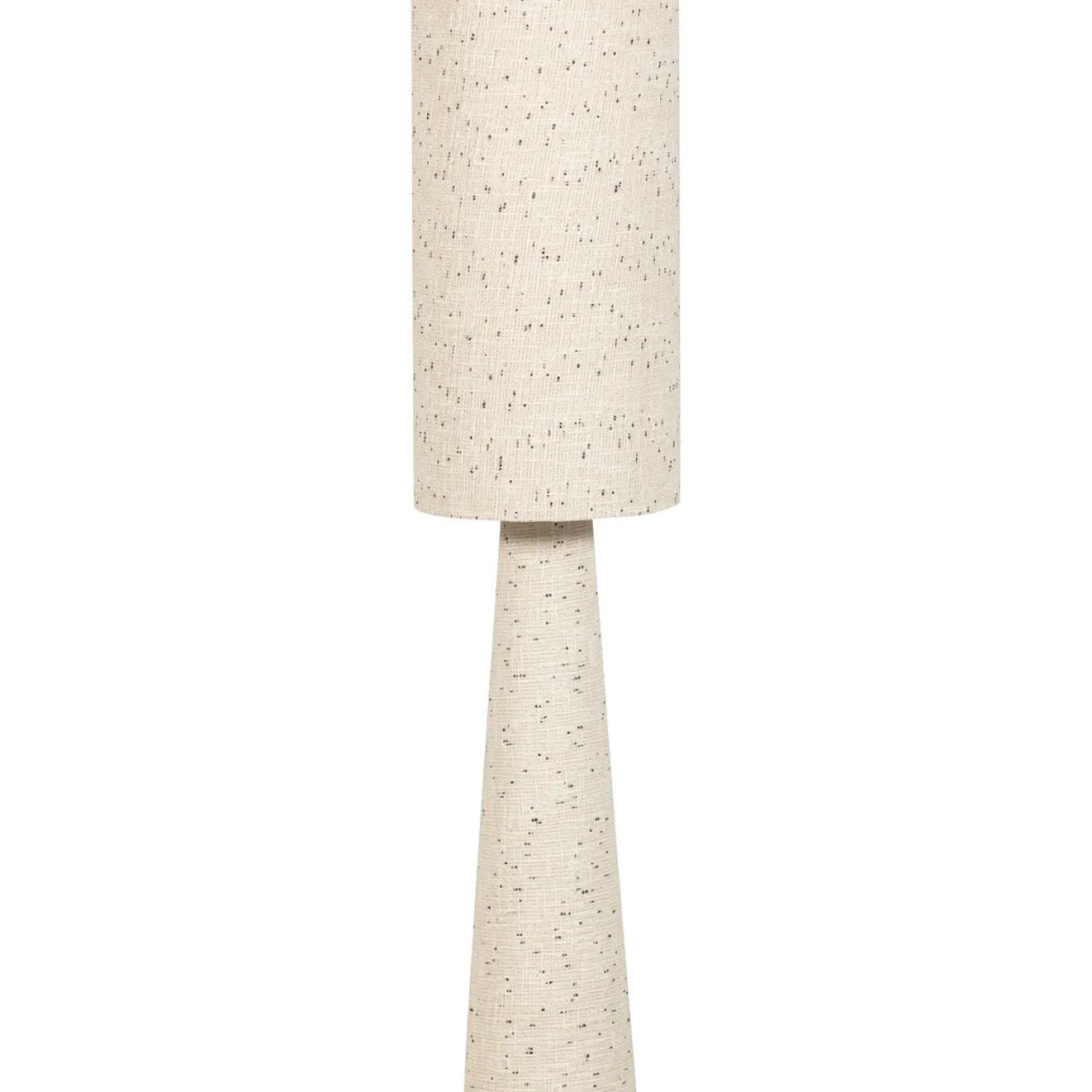 Woood Vloerlamp Loft Metaal/Bouclé Naturel Met Stippen 130xo30cm