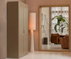 Woood Vloerlamp Loft XL Bouclé Naturel 187cm