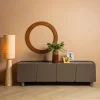 Woood Vloerlamp Syro Raffia Naturel 130xØ30cm