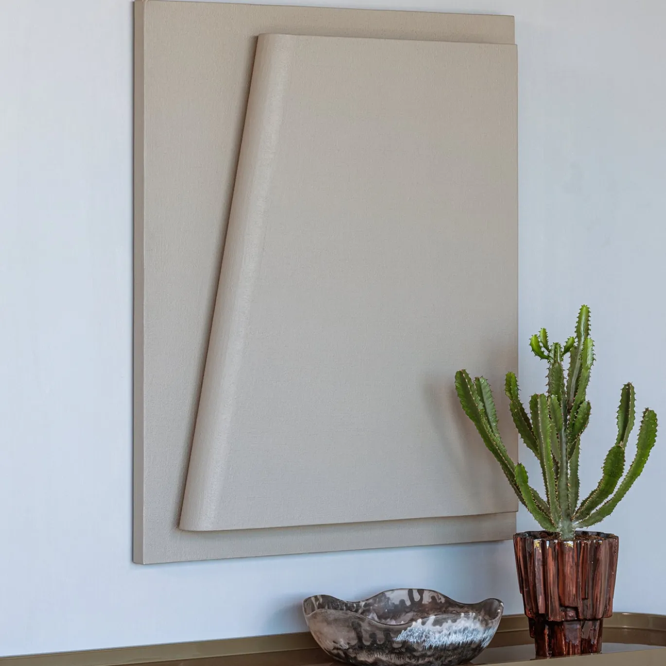 Woood Wanddecoratie Numa Betonlook Grijs