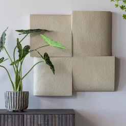 Woood Wanddecoratie Tide Betonlook Zand