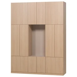 Woood Wandkast Combinatie Build Eiken Decor Naturel 162cm