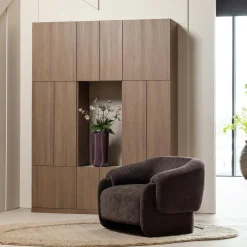 Woood Wandkast Combinatie Build Eiken Decor Naturel 162cm